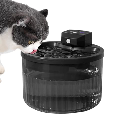 Cat Water Dispenser, Pet Water Fountain, Quiet Water Fountain, Automatic Pet Fountain, 2L Water Dispenser, Silent Pet Fountain 20x20x16cm/7.87x7.87x6.3 inches for Drinking with Silent Pump von Snsengg