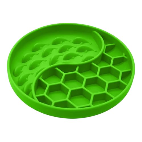 Dog Food Bowl, Slow Eating Bowl, Silicone Dog Bowls, Small Dogs Feeder, Anti-Slip Silicone Slow Feeder Dog Bowl for Small and Medium Breeds to Prevent Choking and Slow Down Eating von Snsengg