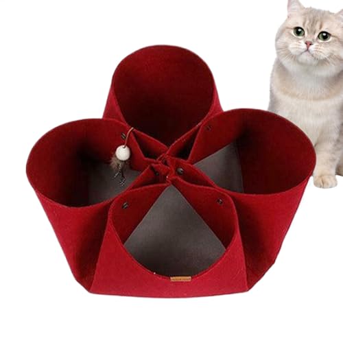 Folding Cat Tunnel, Foldable Pet Tunnel, Kitten Hideplace, Cat Tunnel, Interactive Cat Toy, Cat Tunnel Cave, Cat Tunnel with Ball, Portable Cat Tunnel, Large Cat Tunnel, Cat Cave von Snsengg