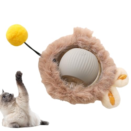 Snsengg Cat Interactive Balls, Rolling Toy Ball, Automatic Cat Toys, Interactive Cat and Dog Toy Ball That Rolls Automatically to Promote Exercise and Entertainment for Pets Automatic Rolling von Snsengg