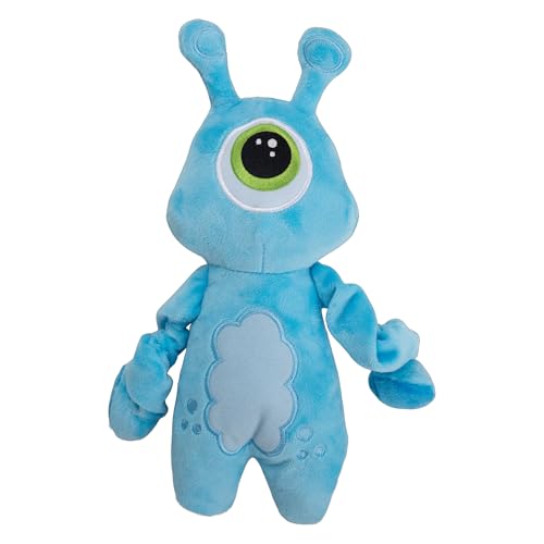 Snugarooz Luna The Alien Hundespielzeug, Plüsch, Blau von Snugarooz