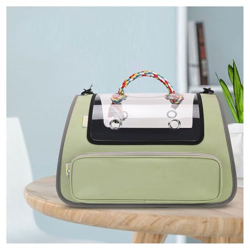 Katzentasche Faltbar und Atmungsaktiv Katzen Transport Tasche , mit Einstellbar Schultergurt Katze Transportbox für große Katzen und Welpen bis 7kg,Green Katzentasche Faltbar und Atmungsaktiv Katzen Transport Tasche , mit Einstellbar Schultergurt Katze Transportbox für große Katzen und Welpen bis 7kg,Green von Snyucve