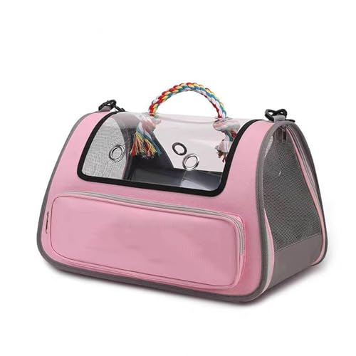 Katzentasche Faltbar und Atmungsaktiv Katzen Transport Tasche , mit Einstellbar Schultergurt Katzenkorb Transport für Katzen Kleiner Hund Welpe,Pink Katzentasche Faltbar und Atmungsaktiv Katzen Transport Tasche , mit Einstellbar Schultergurt Katzenkorb Transport für Katzen Kleiner Hund Welpe,Pink von Snyucve