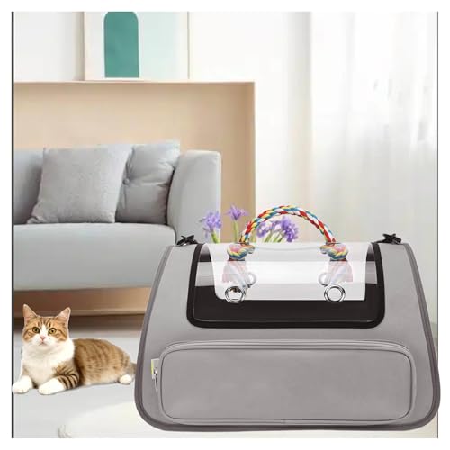 Katzentasche Faltbar und Atmungsaktiv Katzenbox Transportbox , für Reisen im Flugzeug, Auto oder Zug Tragetasche Katze für große Katzen und Welpen bis 7kg,Gray Katzentasche Faltbar und Atmungsaktiv Katzenbox Transportbox , für Reisen im Flugzeug, Auto oder Zug Tragetasche Katze für große Katzen und Welpen bis 7kg,Gray von Snyucve