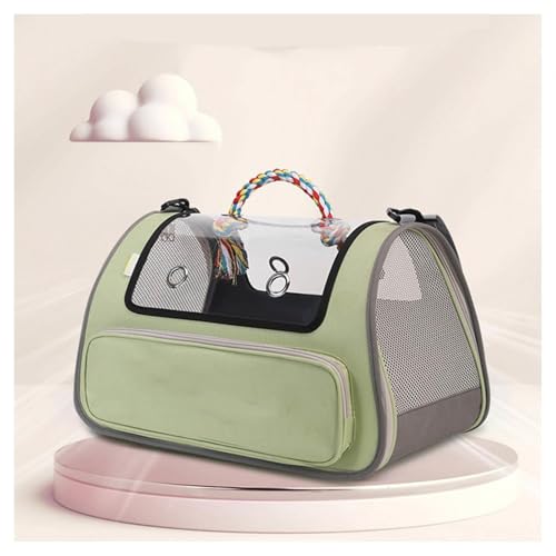 Katzentasche Faltbar und Atmungsaktiv Katzentransporttasche , mit Einstellbar Schultergurt Cat Carrier für Katzen Kleiner Hund Welpe,Green Katzentasche Faltbar und Atmungsaktiv Katzentransporttasche , mit Einstellbar Schultergurt Cat Carrier für Katzen Kleiner Hund Welpe,Green von Snyucve