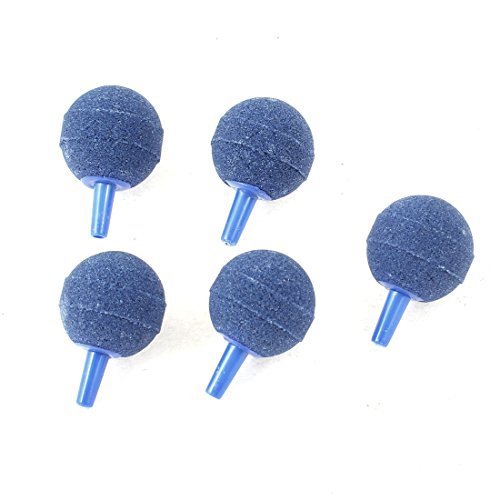 Soccik Aquarium Sauerstoff Pumpe Bubble Release Luftsteine Balls Diffusor Aquarium Blase Stein Für Aquarium Fisch Tank 5 Stück Blau von Soccik