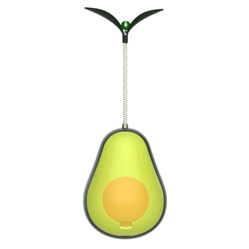 Socueny Beliebtes Neues Katzenspielzeug in Avocado-Form, Multifunktionaler Minzball, Ausgelaufenes -Spielzeug, Katzenspielzeug, Langlebig, Einfach zu Bedienen von Socueny