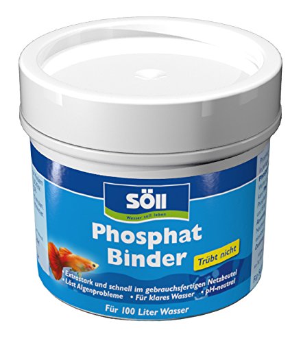 Söll 17526 PhosphatBinder (60 g für 100 Liter Wasser) - pH-neutrale Bindung von Phosphat zur Algenbehandlung, Algenvorbeugung und Herstellung eines idealen Aquarienklimas von Söll