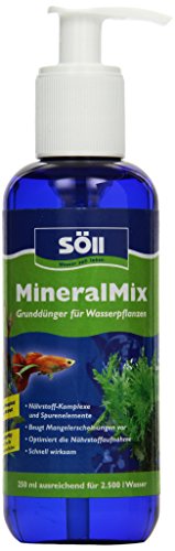 Söll MineralMix 250 ml für 2.500 Liter Wasser - phosphatfreier Grunddünger für Wasserpflanzen im Aquarium zur Versorgung mit wichtigen Nährstoffen und Spurenelementen von Söll