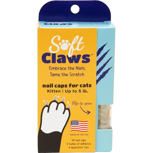 SOFTCLAWS® Krallenschutzes für Kätzchen - Durchsichtig von Soft Claws