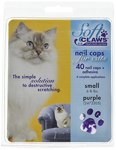 Soft Claws SOFTCLAWS® Krallenschutzes für Katzen - Small - Violett von Soft Claws