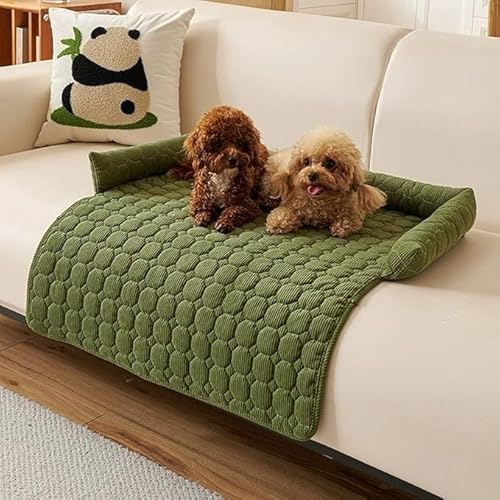 Haustier-Sofa-Schutz, beruhigendes Hundebett für große Hunde, Hundematte, Hundesofa, universelles Haustiermöbel mit weicher Nackenrolle, Sofa-Bett, maschinenwaschbar(E) von Sohodoo