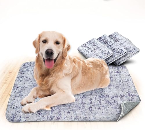 Waschbare Urinierpads für Hunde [2 Stück] – Super saugfähige Welpenunterlagen [61 x 91,4 cm] – Wiederverwendbare Hunde-Pinkel-Pads – 100 % wasserdichte Hundetrainingspads – überlegene Wurfpads – von Sohren Design