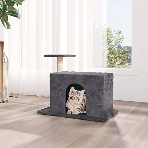 Somanki Kratzbaum mit Sisal-Kratzsäule Dunkelgrau 51 cm, Katzenkratzbaum, Katzenmöbel, Kratztonne Für Katzen, Aktivitätskratzbäume, Katzen Zubehör Somanki Kratzbaum mit Sisal-Kratzsäule Dunkelgrau 51 cm, Katzenkratzbaum, Katzenmöbel, Kratztonne Für Katzen, Aktivitätskratzbäume, Katzen Zubehör von Somanki