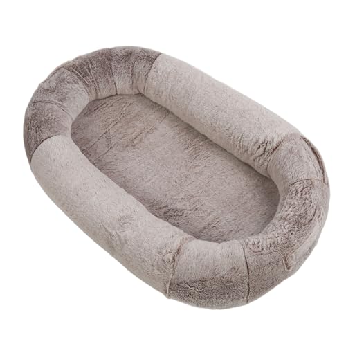 Sonew Human Dog Bed, Riesiger Abnehmbarer Sitzsack, Lazy Couch Zum Schlafen, Ausruhen, Farbverlauf Khaki, 175 X 90 X 30 cm (175 * 90 * 30CM) von Sonew
