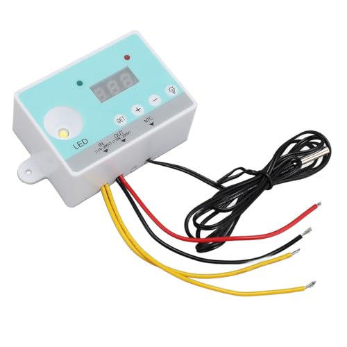 Sonew Inkubator-Controller, AC 110 V–220 V, Intelligenter Eier-Inkubator-Thermostat mit Display, DIY-intelligentes Temperaturkontrollset für Katzen, Hunde, Papageien, Eier usw. von Sonew