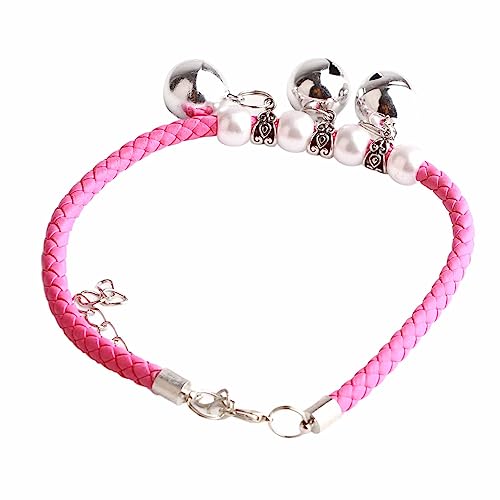 Sonew Qualitäts-Cute Halskette Halsbänder mit Glocke für die meisten Hund Katze Zubehör (M) von Sonew