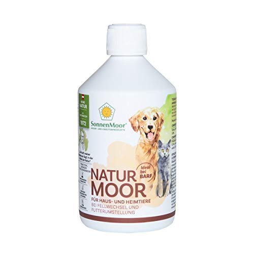 SONNENMOOR Moor für Hunde 500 ml - flüssiges Moor zur Unterstützung für Haus-und Heimtiere von SonnenMoor