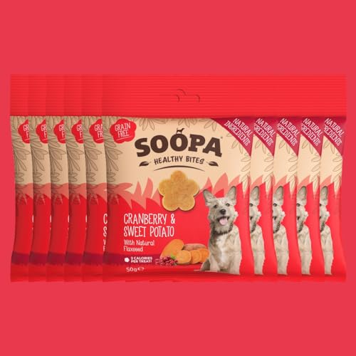 Soopa | 5er Pack Blaubeeren- und Boniat-Snacks für gesunde Hunde – 5 x 50 g von Soopa