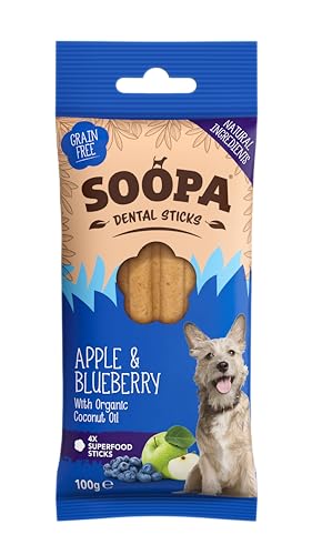 Soopa Apple & Blueberry Dental Sticks von Soopa