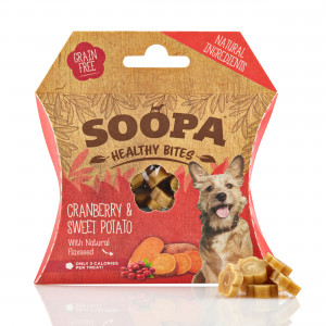 Soopa Bites Cranberry & Süßkartoffel Hundesnack Pro 3 Stück von Soopa