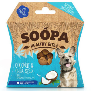 Soopa Bites mit Kokos und Chiasamen Hundesnack Pro 3 Stück von Soopa