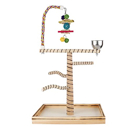 Lovebird Papageien Käfig Barsch Stand Brücke Schaukel Set Klettern Holz Brücke Training Spielzeug Für Vogel Vogel Sitzstange Ständer Für Käfig von Sorrowso