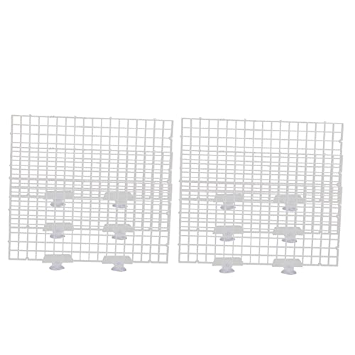 Sosoport 1 Satz Aquarienteiler Kanister Filter Aquariumnetz Aquarienlicht Garnelen-Aquarium Fischnetz Tank Inhaber Aquariumheizung Brutstätte Für Artemia Inkubator Teich Polyethylen Weiß von Sosoport