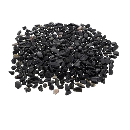 Sosoport Elegante Obsidian Felsen für Aquarium 200g Dekorative Aquarium Kies Natürliche und von Sosoport