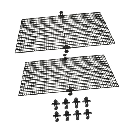 Sosoport Aquarium-trennwand Fischtank-bretter – Springende Kunststoff-Gitter-trennwände Einfach Zu Installierende Becher für Betta-fischtanks von Sosoport