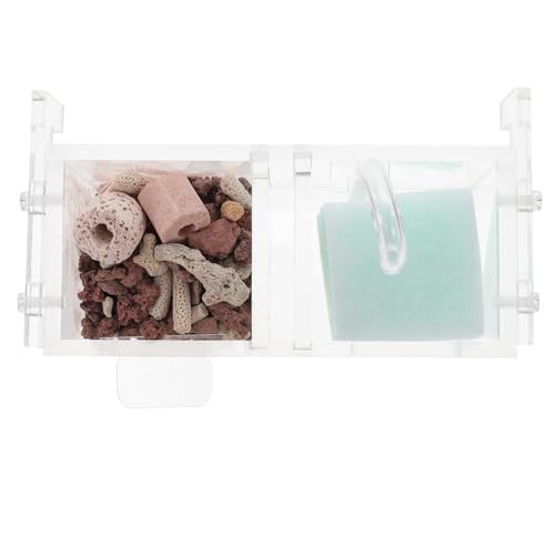 Sosoport 3-in-1 Aquarium Hängebox Acryl Tropfbox Für Wasseraufbereitung Aquarium Reiniger von Sosoport