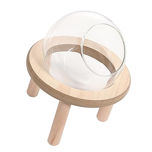 Sosoport 12 cm Glas Hamster Sandbad Behälter Katzentoilette Haustierbedarf Zarte Sandbad Box Für Hamster Chinchilla von Sosoport