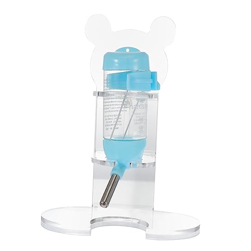 Sosoport 2-in-1-trinkflasche für Haustiere und Acrylständer für Hamsterwelpen Auslaufsicheres Design von Sosoport