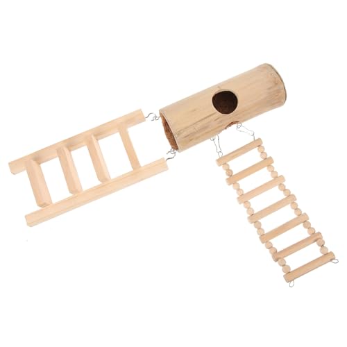 Sosoport 1 Satz Nest für Hamster hamsterspielzeug Hamster Spielzeug hamsterzubehör Hamster cage Hamster Kletterwand Ruhende Hamsternuss schlafendes Nest Vogelkäfig für Vogel Bambus von Sosoport