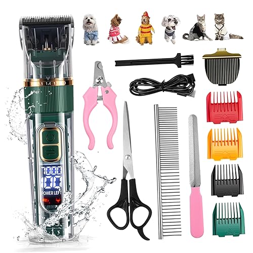 Sosoport 1 Satz Tierhaarschneider-Set Hundehaarschneider Haarschneidemaschine Für Hunde Schermaschinen Hundeanzug Einteilige Haarschneidemaschine Katzenpflegezubehör Trimmer-Clipper Metall von Sosoport