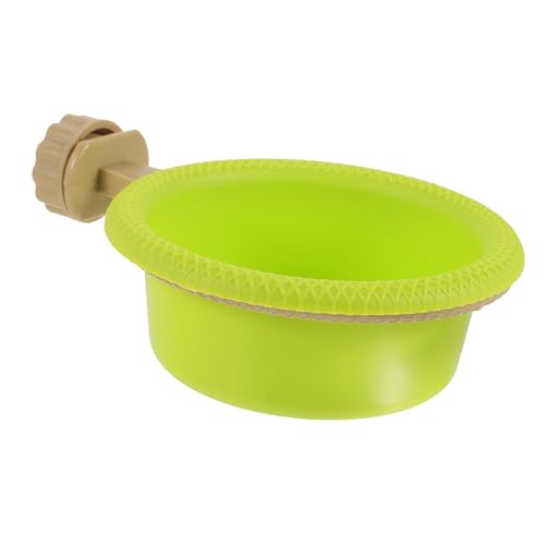 Sosoport 1 Satz Vogel Badewanne Papagei Spender Wellensittich Essen Netz Vogelzubehör Vogelkäfig Meerschweinchen Wasserflasche Nest Transportbox Für Haustiere Hängematte Plastik Light Green von Sosoport