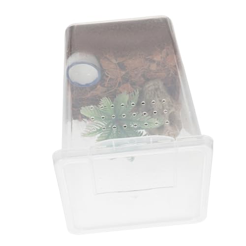 Sosoport 1 Set Haustier Spinnenbox Spiderco Spinnengehege Spinnenterrarium Kunststoff Reptiliengehege Micro Habitat Terrariumgehege Insektenbehälter Reptilienkoffer Abs von Sosoport