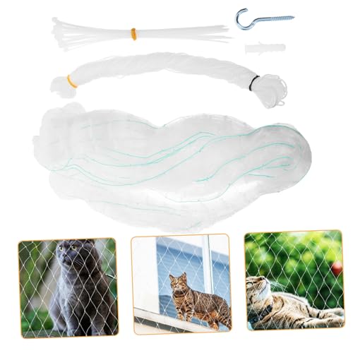 Sosoport 1 Set Katzenbalkonnetz Hundebalkon Sicherheitsnetz Katzenzaunnetz Nylon Haustier Balkonnetz Hundebalkonnetz Katzensicherheitsnetz Katzensicherheitsnetz Netz Katzenzaun von Sosoport