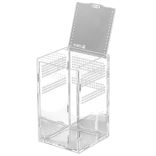 Sosoport 1 Set Transparente Futterbox Frosch Eidechse Gehege Reptilien Terrarium Set Reptisoil Reptichip Magnetischer Behälter Mikro Terrarien Reptilien Haustier Reptilien von Sosoport