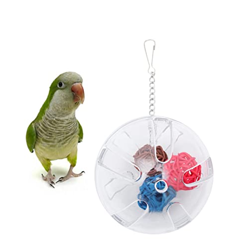 Sosoport 1pc Vogel Futtersuche Leckerli Box Tragbare Hängende Vogel Spielzeug für Papagei Feeder Pädagogisches Spielzeug für Papageien von Sosoport