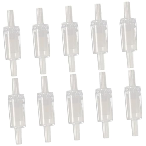 Sosoport Rückschlagventil für Aquarien 10er-Set 4 5 Mm Weiß Rückschlagventil für Luftpumpe Aquariumzubehör von Sosoport