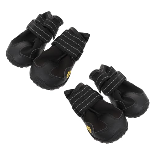 Sosoport 12 STK Haustier Hundeschuhe Winter Winterschuhe für Hunde Dog Shoes Chinchilla-Badezimmer Großer Hund Haustier-Hundeschuhe Hund warme Stiefel Deutscher Schäferhund Schutz von Sosoport