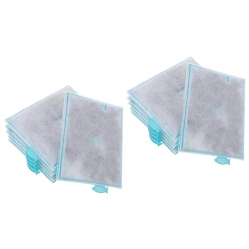 Sosoport 12 Stück Aquarium Element Sieb Wattepads Für Tank Aquarium Baumwolle Aquarium Filterung Ersatz Reinigungsbaumwolle Außen von Sosoport