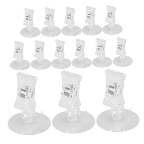 Sosoport Aquarium-zubehör 14 Stück Cup-Clips Algen-Feeder-Werkzeug Klemmhalter Für Aquarium-zubehör von Sosoport