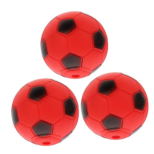 Sosoport 15 STK Fußballspielzeug für Haustiere Spielzeug für draußen Interactive Dog Toys Hund Beißring aufblasbarer Hund Outdoor-Spielset Fußbälle interaktive quietschende Bälle draussen von Sosoport