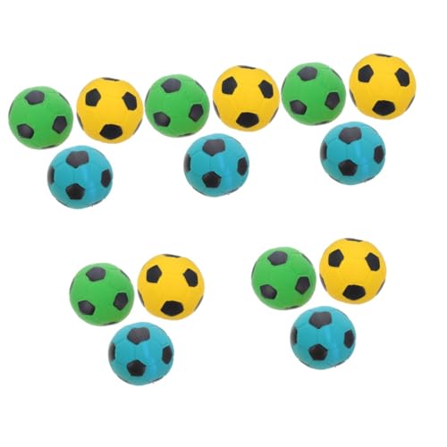 Sosoport 15 STK Haustier Spielzeug Fußball Bälle für Hunde Beißspielzeug für Hunde Welpe Spielzeuge Hundespielzeug Bissfestes Hundespielzeug kauen Zubehör Spielzeugball 7c von Sosoport