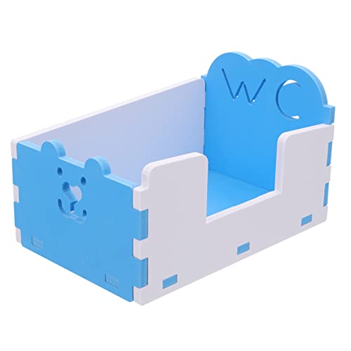 Sosoport 1Stk Hamster Toilette Hamster klo Small pet Toilet Household Hamster Toilet Chinchilla-Toilette komfortable Hamstertoilette Hamster kleine Toilette Kleine Haustiertoilette PVC Blue von Sosoport