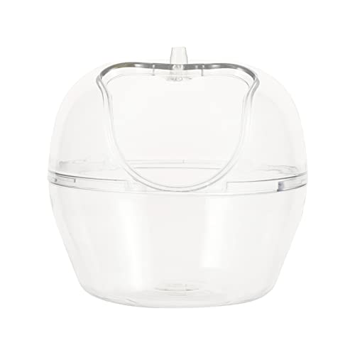 Sosoport 1Stk Hamsterbad klare Wanne Kleintier badehaus Gerbil Sandbad Schale Haustierdusche Hamster Terrarium Hamster sandbad Badebecken für Haustiere Dusche Badewanne Plastik Transparent von Sosoport