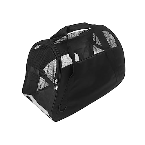 Sosoport 1Stk Hundeträger Katze Handtasche Faltbare Einkaufstasche Hund Tragetasche Reiseträger für Welpen hundebeutel Dog Bag cat Bag Haustiertasche Aufbewahrungstasche für Hunde Black von Sosoport