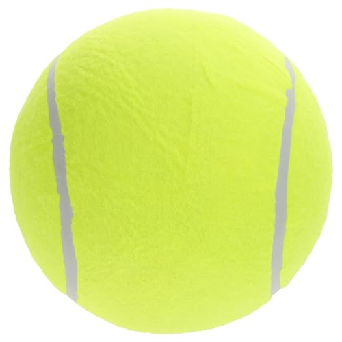 Sosoport 1stk Jumbo-Tennisball Haustier Interaktives Spielzeug Hund Haustier-hundeball Großer Tennisball Hundespielzeug Quietschende Tennisbälle Draußen Spielzeug Kind Flanellkugel Draussen von Sosoport